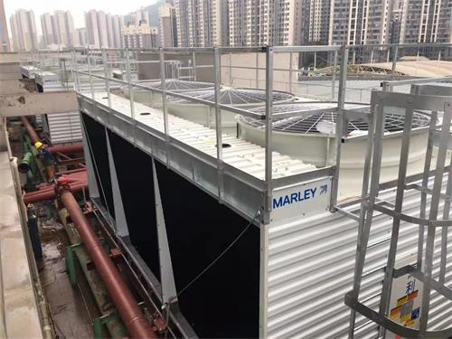 方形冷卻塔的組成與安裝(225噸方形冷卻塔安裝步驟)